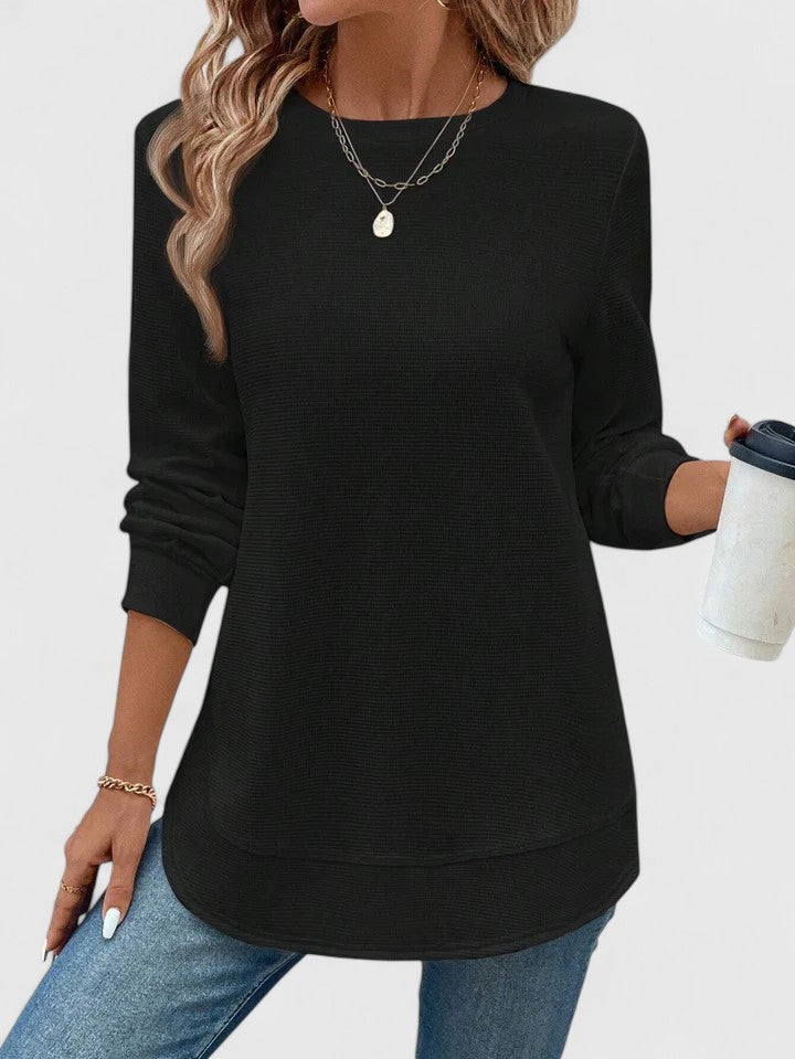 Nadyalyn | Elegant O-Neck Long Sleeve
