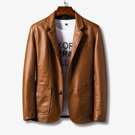 HARVEY | FAUX LEATHER JACKET