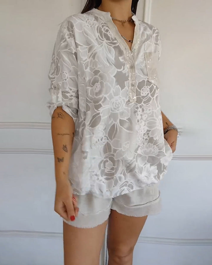 Chantal | Floral Print Blouse