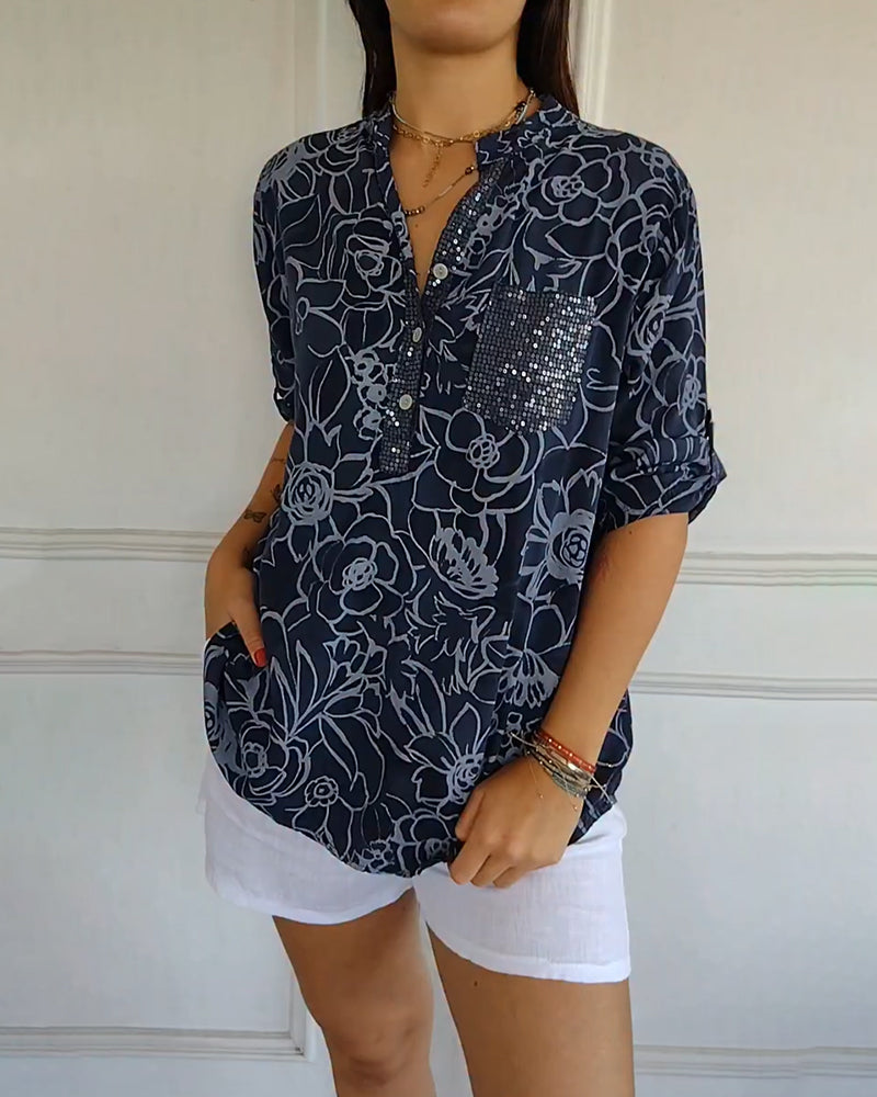 Chantal | Floral Print Blouse