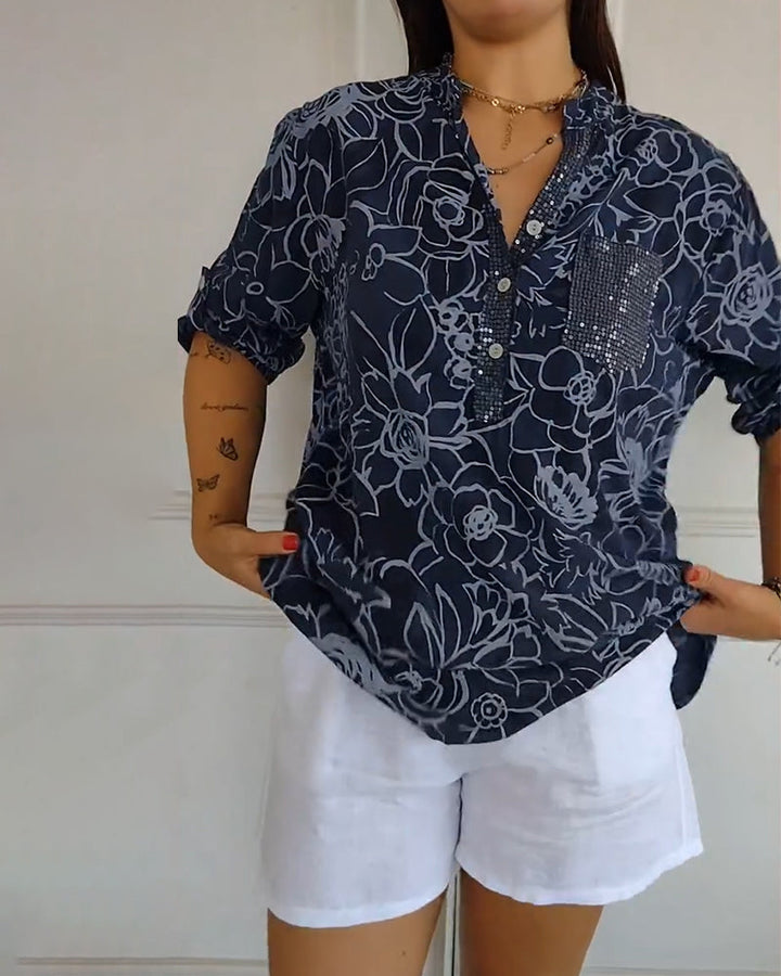 Chantal | Floral Print Blouse