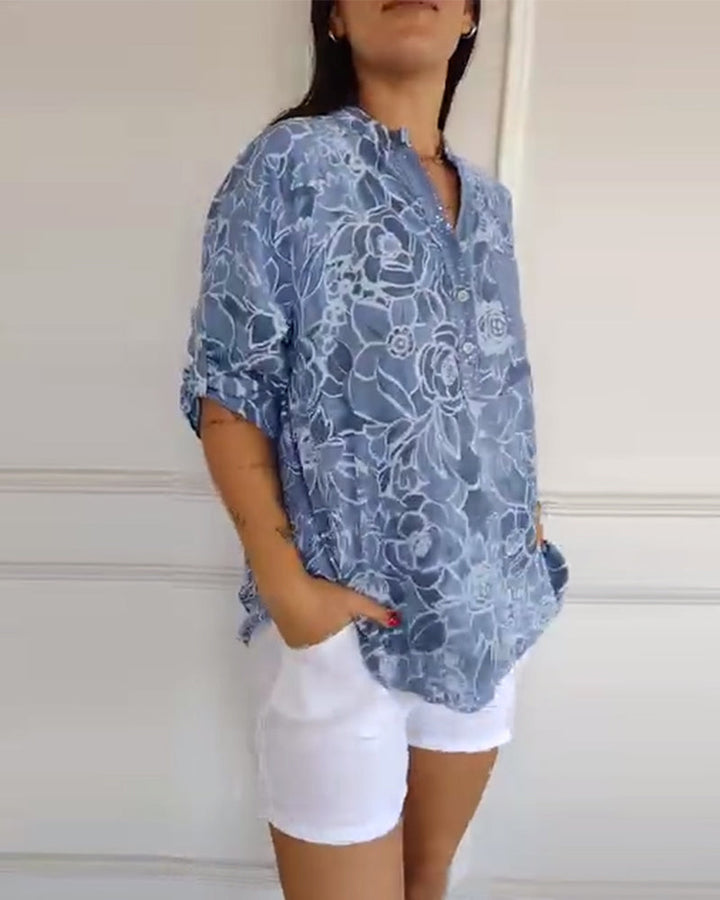 Chantal | Floral Print Blouse