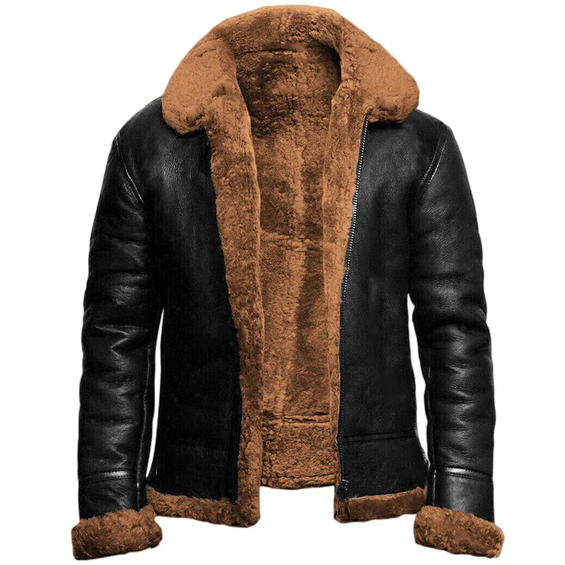 RIVI™ | LEATHER WINTER COAT