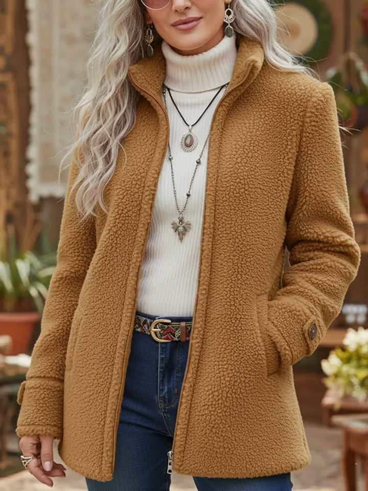 Carissa - Full-Zip Collar Jacket