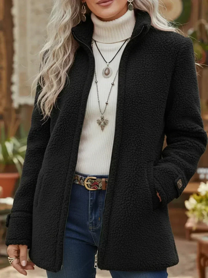 Carissa - Full-Zip Collar Jacket